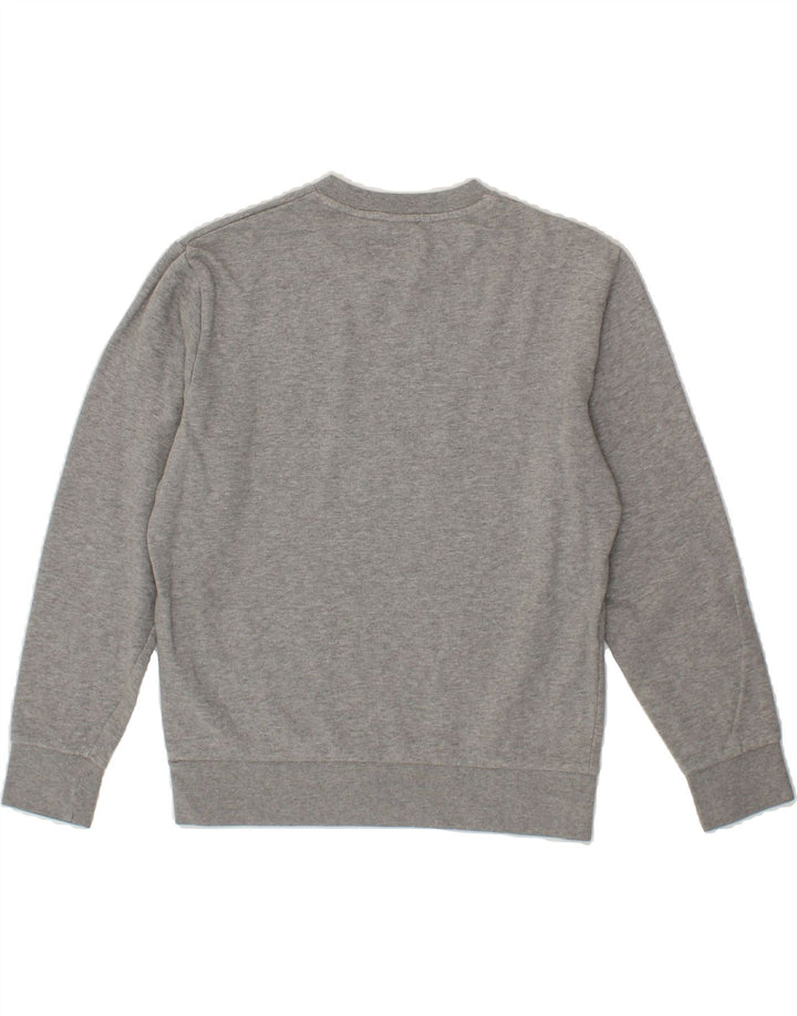LEVI'S Womens Oversized Graphic Sweatshirt Jumper UK 10 Small Grey Cotton Vintage Levi's and Second-Hand Levi's from Messina Hembry 