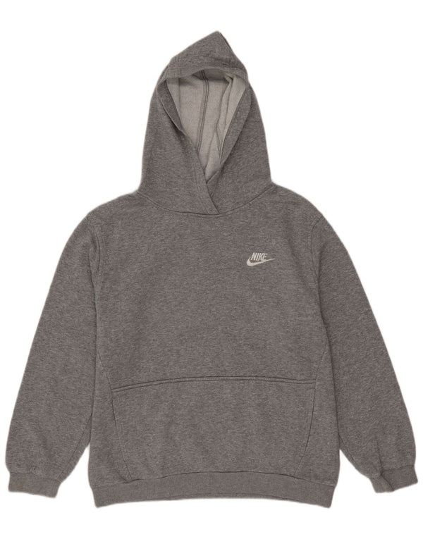 Nike Pull à capuche fille 13-14 ans XL Gris Moucheté Coton