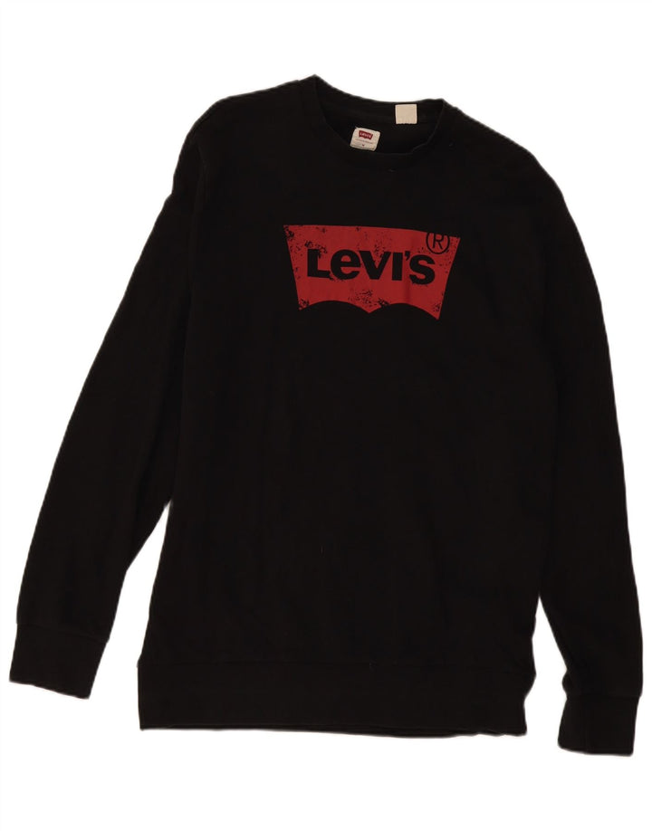 Levi's Sweatshirt Graphic Sweatshirt Homme Noir Moyen Coton
