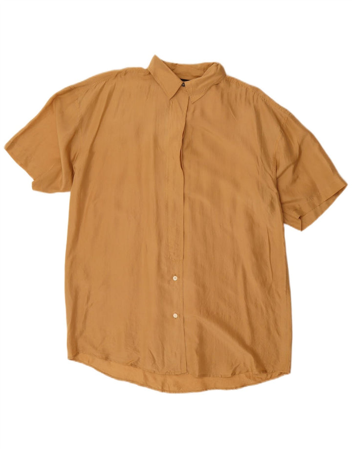 New York Studio Chemisier à manches courtes pour femme Marron moyen UK 14