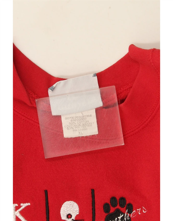 Lee Sweat-Shirt Graphique Homme XL Rouge Coton