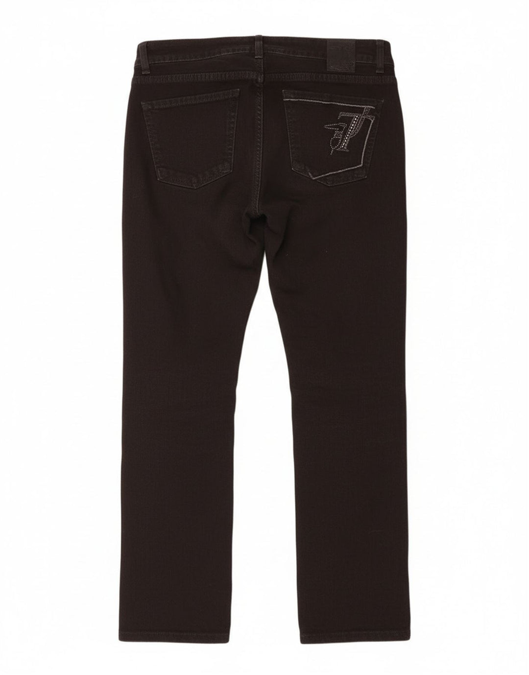Trussardi Femme Jean Slim W28 L28 Noir Coton