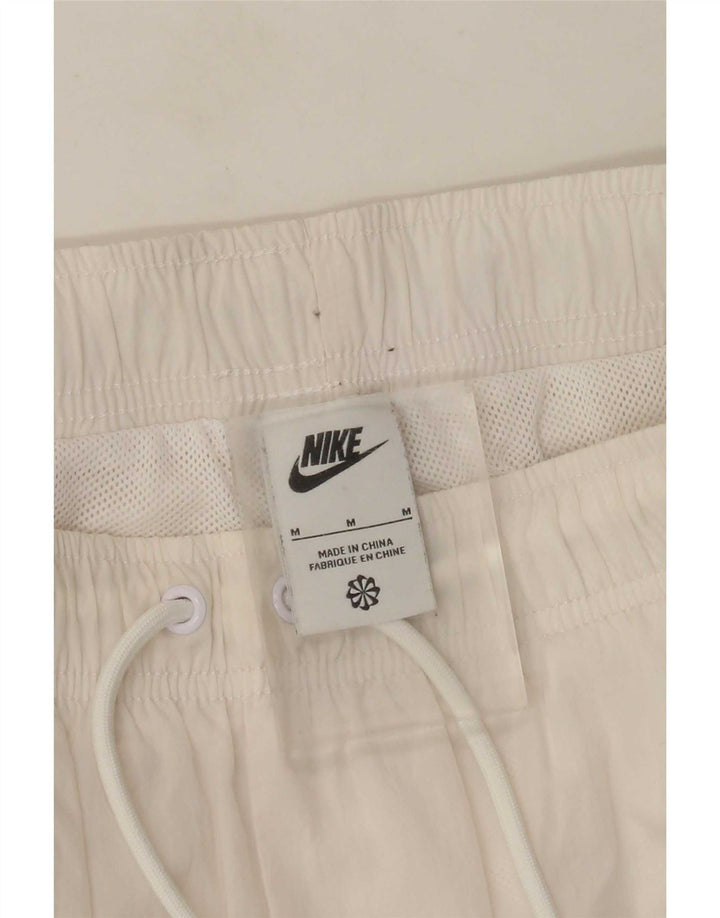 Nike Pantalon de survêtement graphique pour femme UK 12 Blanc moyen