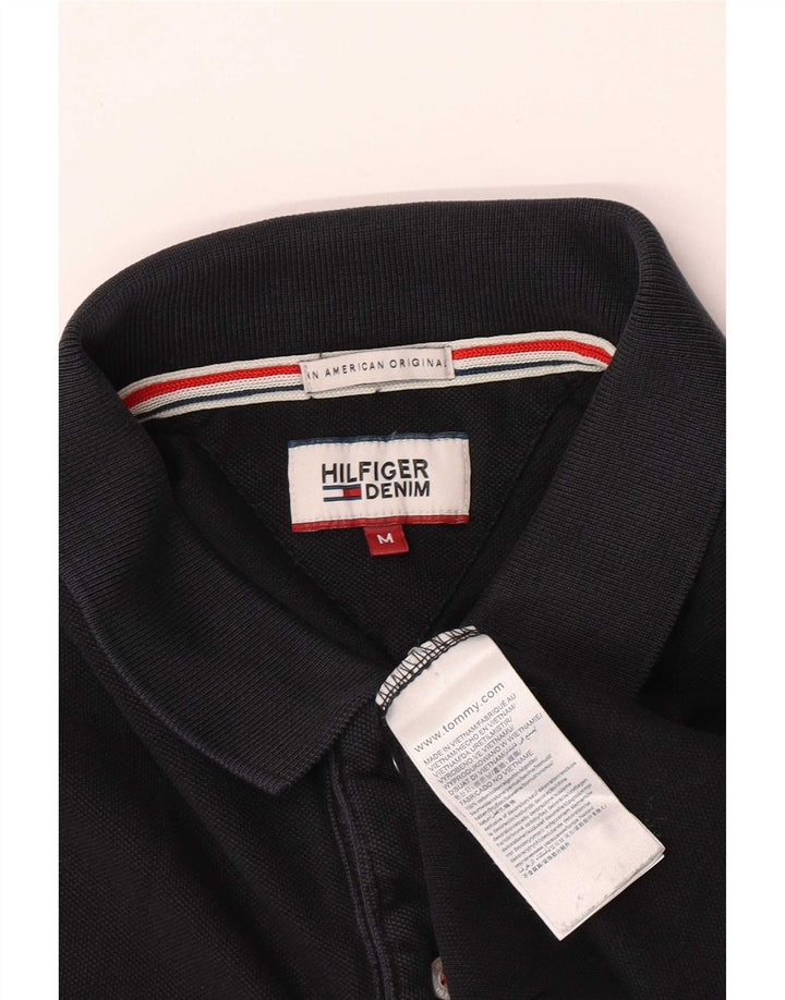 Tommy Hilfiger Polo Homme Coton Noir Moyen