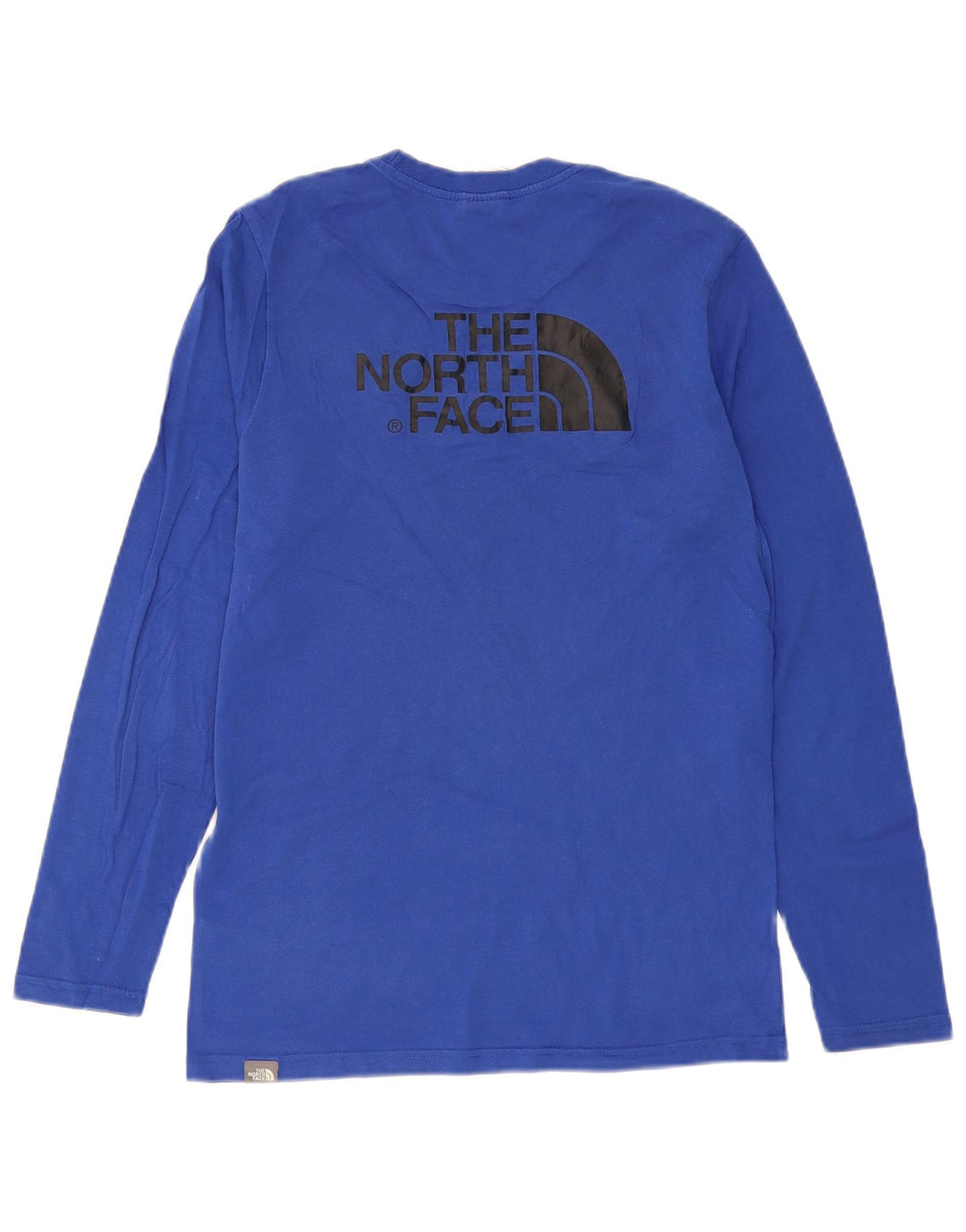 THE NORTH FACE Haut graphique à manches longues pour hommes, petit coton bleu