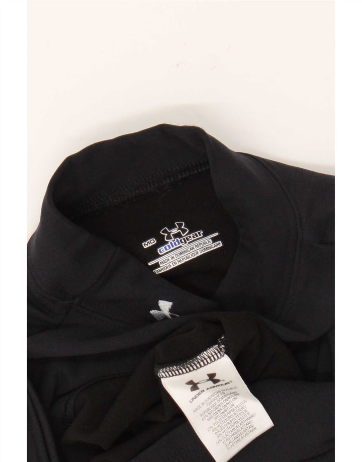 Under Armour Cold Gear Top à manches longues pour femme UK 12 Medium Noir Nylon