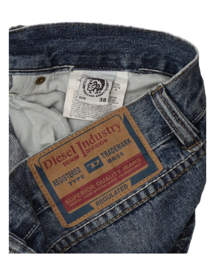 Diesel Short en jean vieilli W38 XL pour homme Bleu Coton