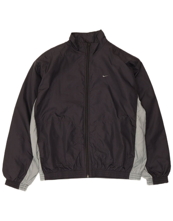 Nike Veste de survêtement pour garçon 13-14 ans XL Noir Colorblock Nylon
