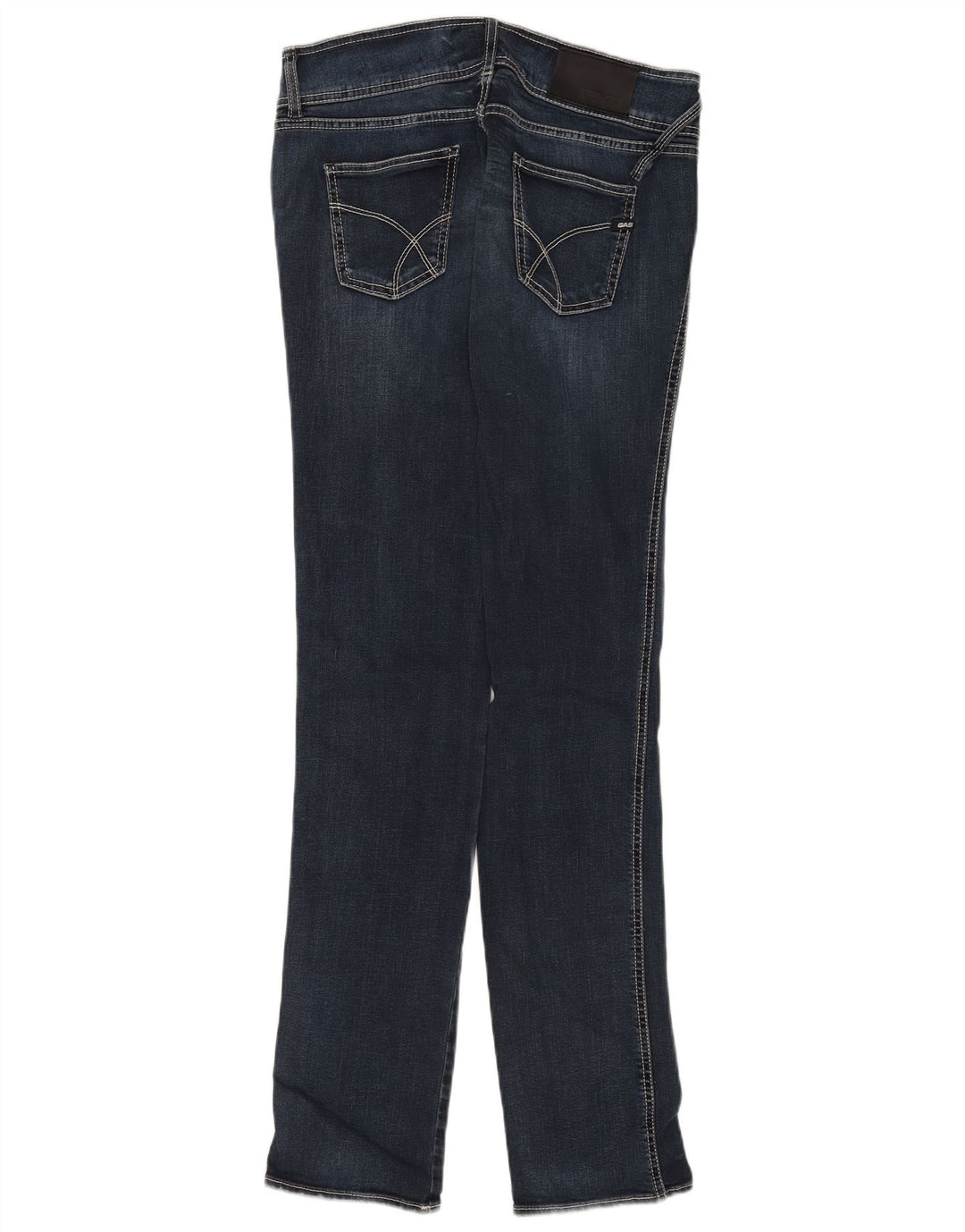 Gas Jean Slim Femme W30 L34 Bleu Marine Coton