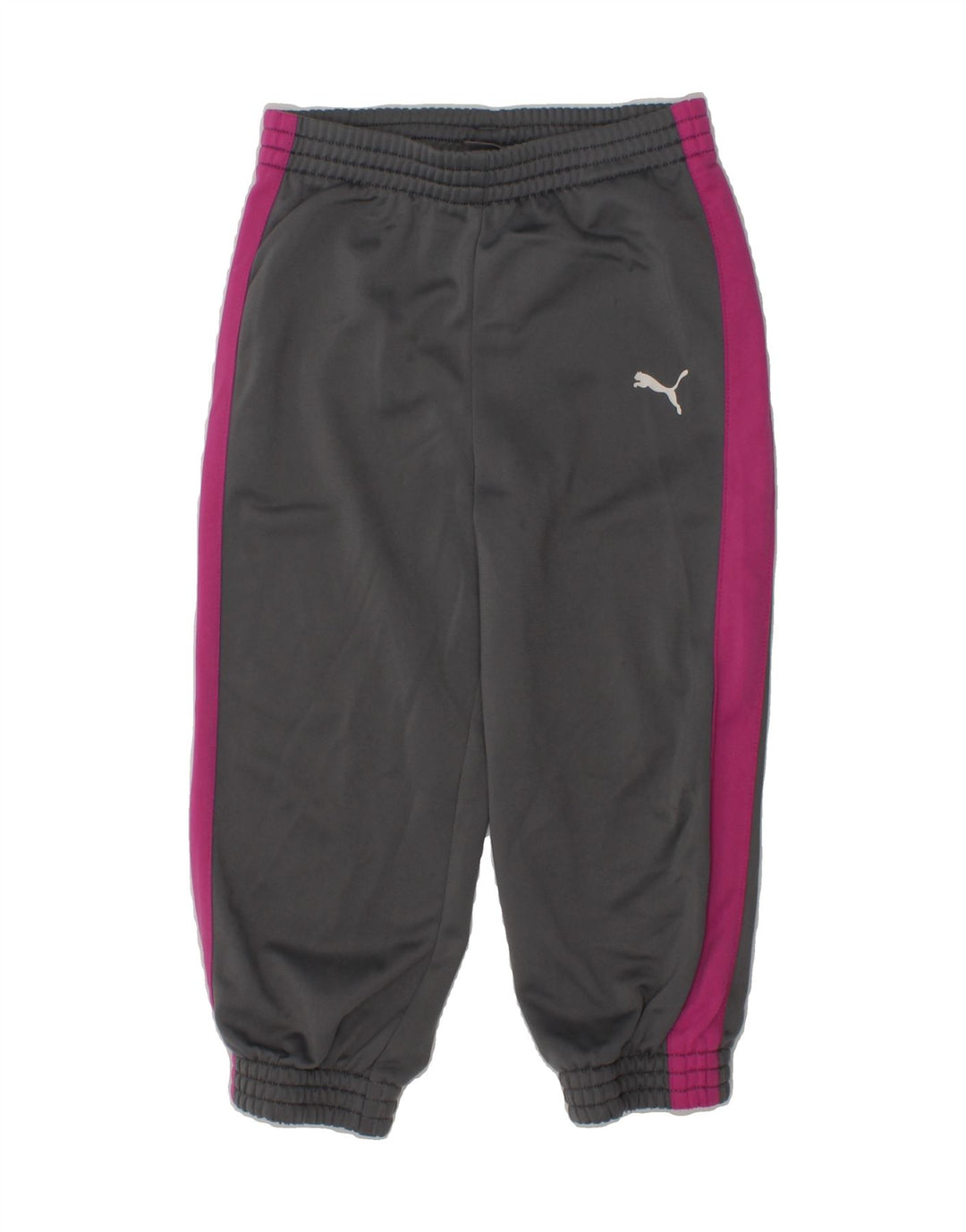 PUMA Girls Tracksuit Trousers Joggers 2-3 Years Grey Polyester | Vintage Puma | Thrift | Second-Hand Puma | Used Clothing | Messina Hembry 