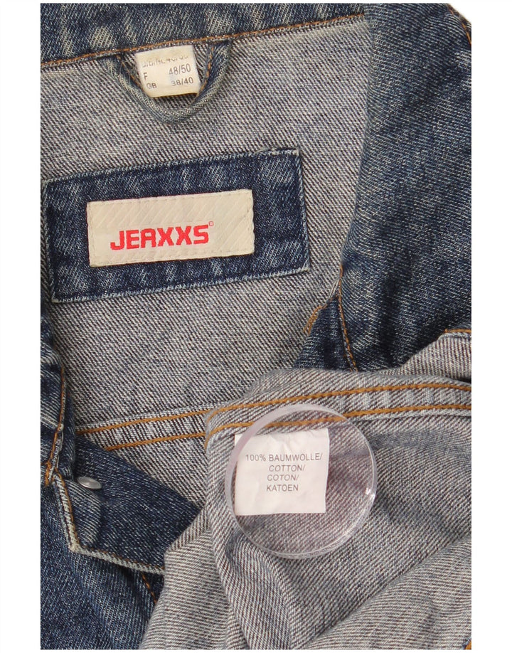 Jeaxxs Veste en Jean Homme UK 38/40 Bleu Moyen Coton