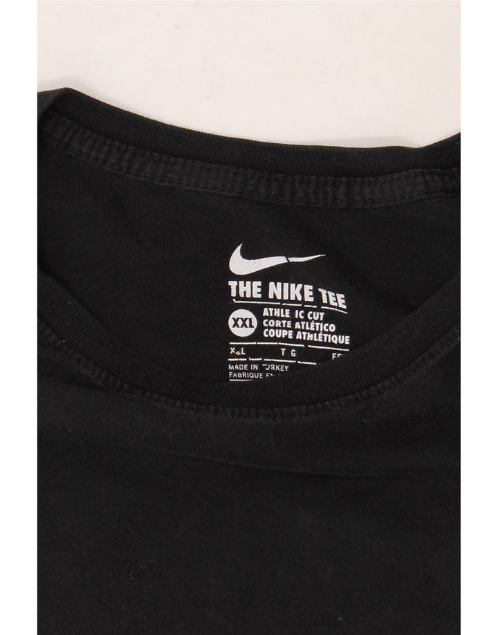 Nike T-shirt coupe athlétique pour homme 2XL Noir