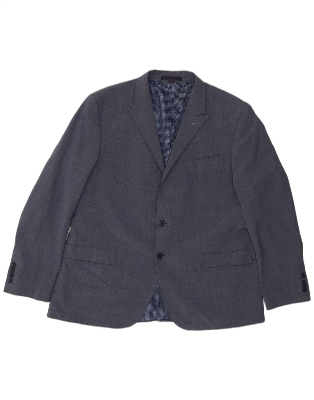 Marks & Spencer Veste blazer à 2 boutons pour homme UK 46 3XL Bleu laine