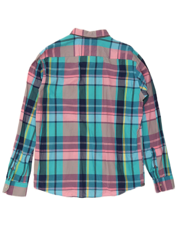 Tommy Hilfiger Chemise coupe vintage pour homme en coton à carreaux multicolores