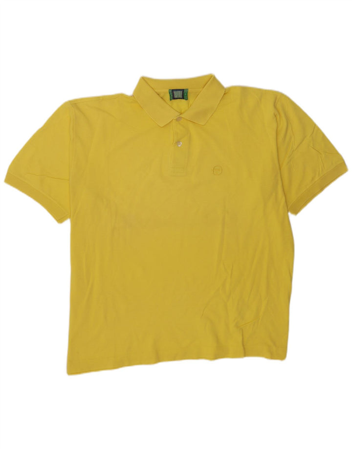 Sergio Tacchini Polo Homme 2XL Jaune Coton