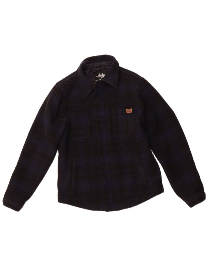 DICKIES Chemise Lumberjack Flanelle XS Bleu Marine à Carreaux Laine Homme