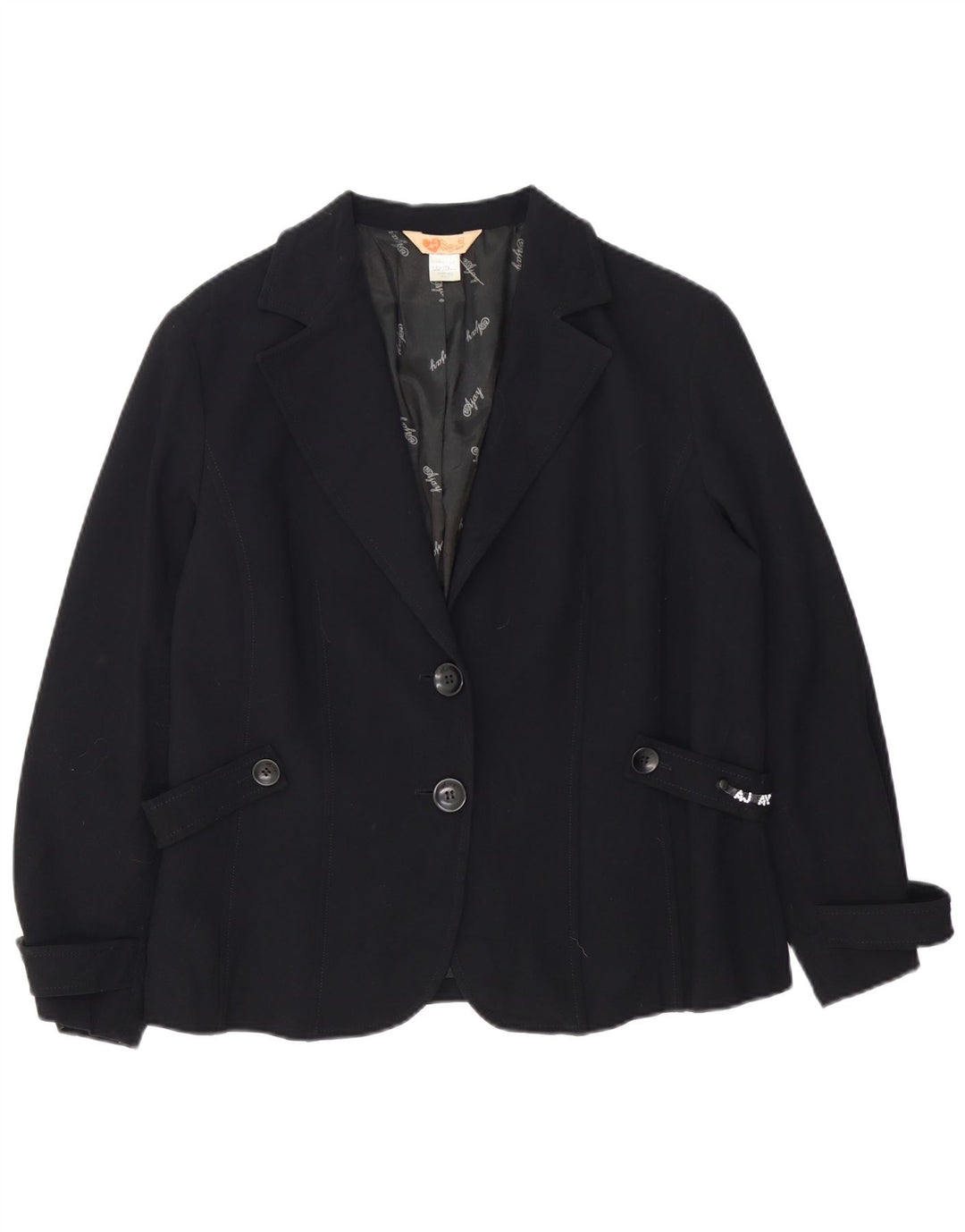 Liu Jo Veste Blazer 2 Boutons Femme IT 52 2XL Acétate Noir