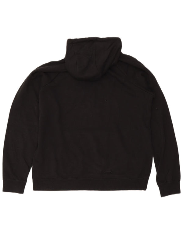 Nike Pull à capuche pour femme UK 16 Large Noir Coton
