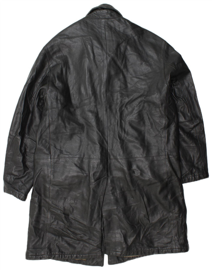 Pal Zileri Manteau en cuir pour homme IT 52 XL Cuir noir