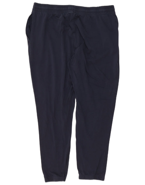 Adidas Pantalon de survêtement graphique pour homme Joggers 2XL en coton bleu marine