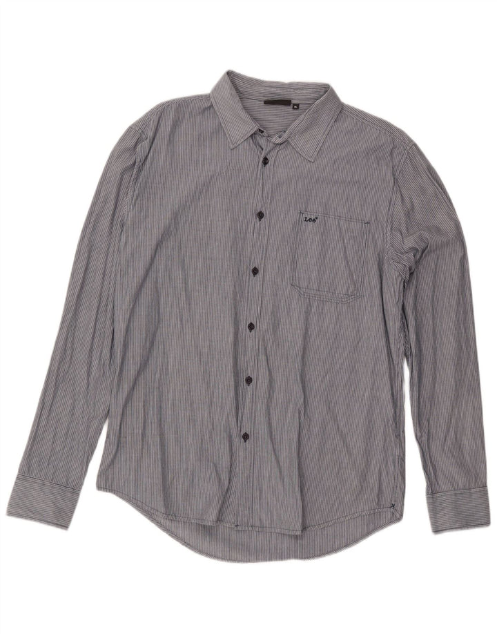 Lee Chemise Homme XL Gris Rayure Coton