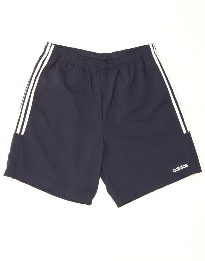 Adidas Short de sport pour homme XL Bleu marine Polyester