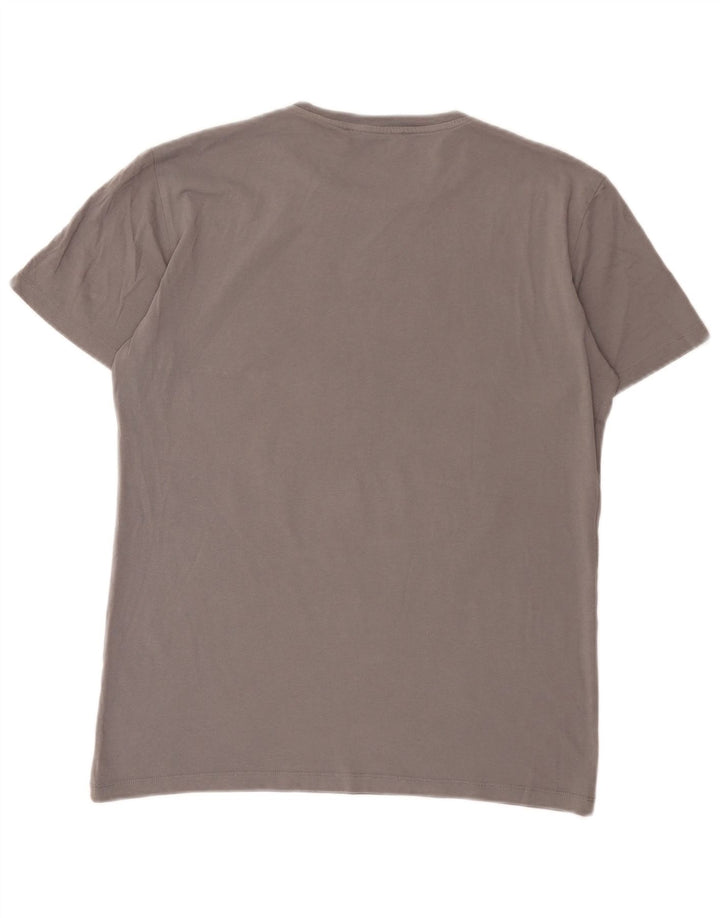 Trussardi Jeans T-Shirt Graphique Homme Gris Moyen