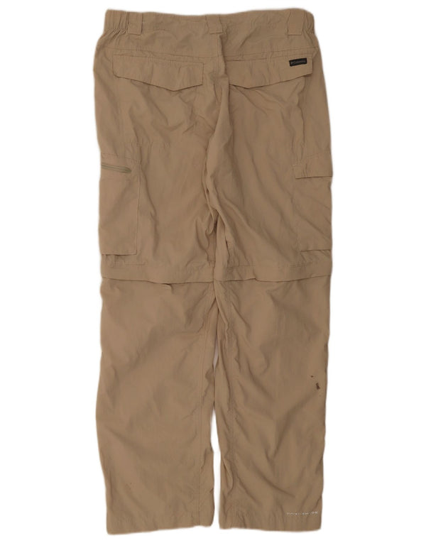 Columbia Pantalon Cargo Droit Homme W34 L30 Nylon Beige