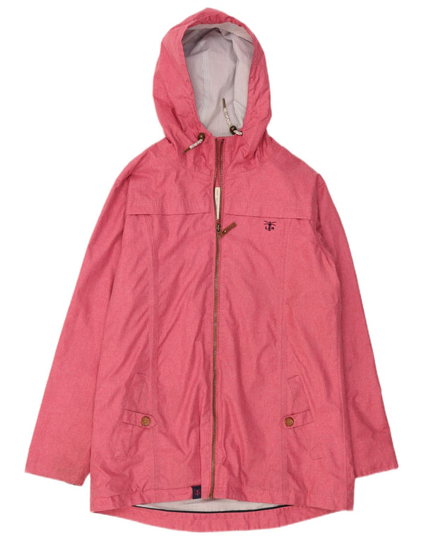 LIGHTHOUSE Imperméable à capuche pour femme UK 14 Large Rose Polyester