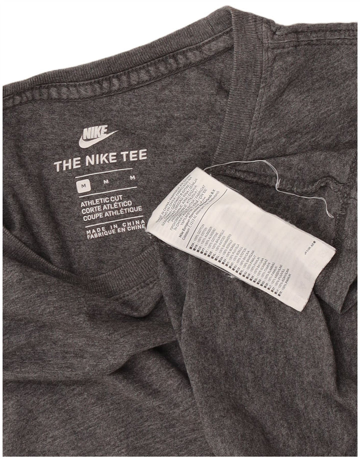 Nike T-Shirt Homme Gris Moyen Coton