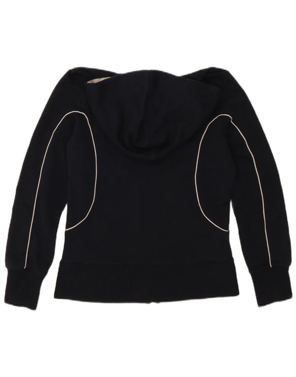 Puma Pull à capuche zippé pour femme UK 10 Small Bleu marine