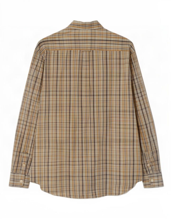 Barbour Chemise Homme Grand Carreau Beige
