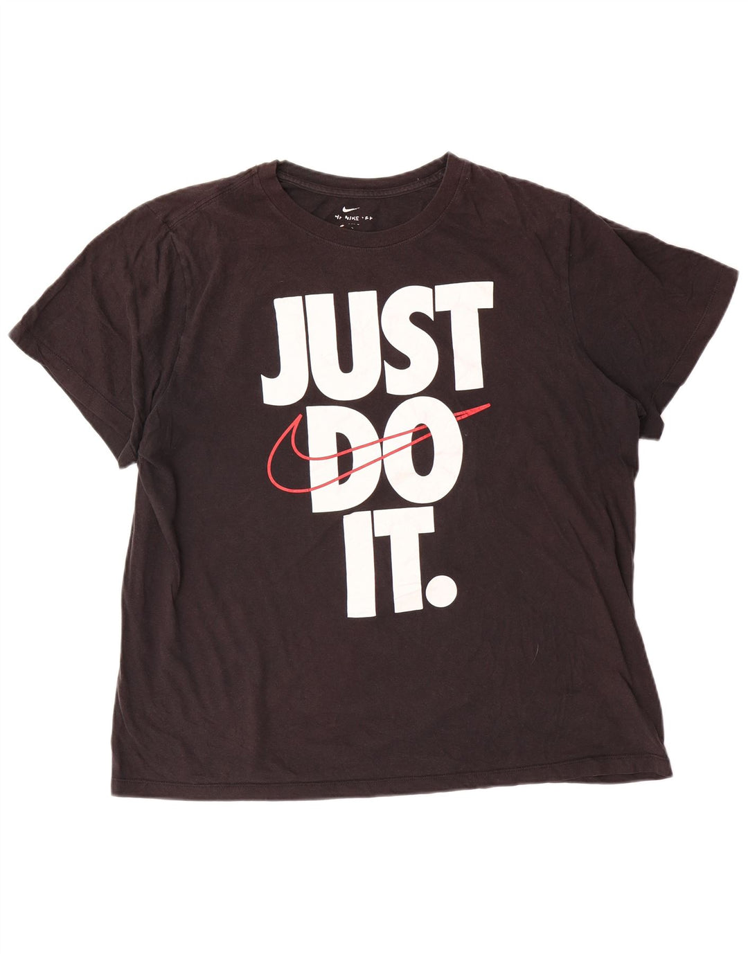 Nike T-shirt graphique pour homme en coton noir Taille L