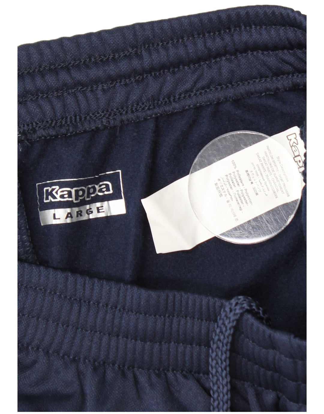 Kappa Pantalon de Survêtement Garçon 13-14 ans Large Bleu Marine Polyester