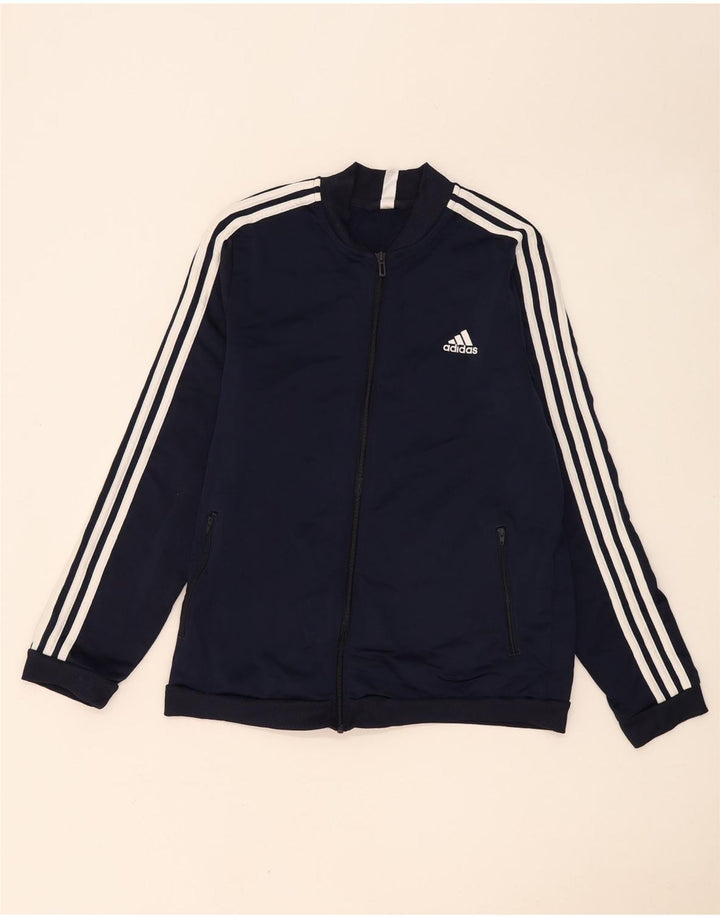 Adidas Veste de survêtement pour femme UK 20/22 XL Bleu marine Polyester