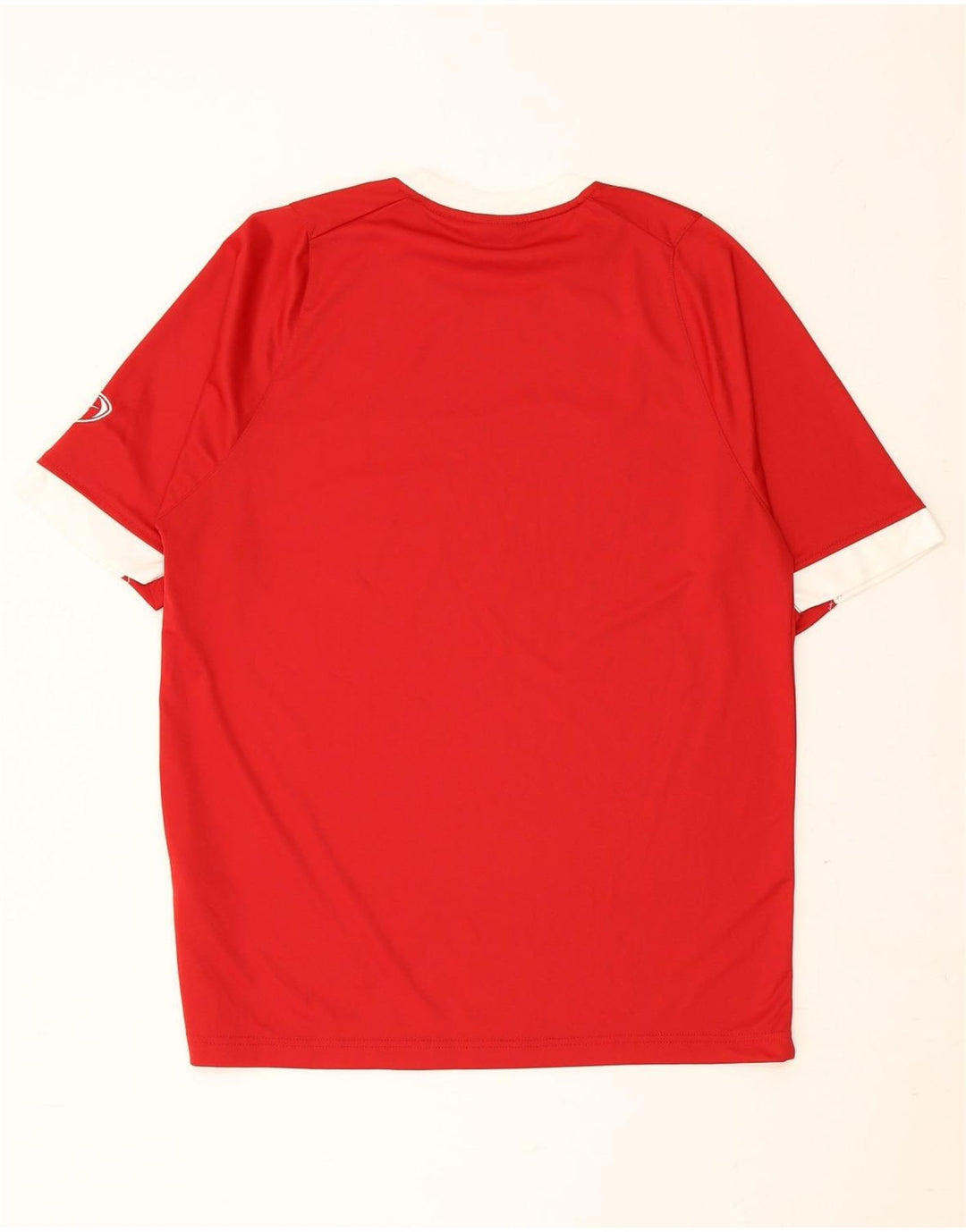 NIKE T-shirt pour homme UK 39/41 Rouge moyen Polyester colour block