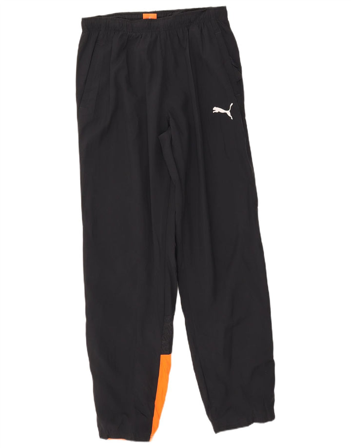 PUMA Pantalon de Survêtement Homme Noir Moyen Polyester Colorblock