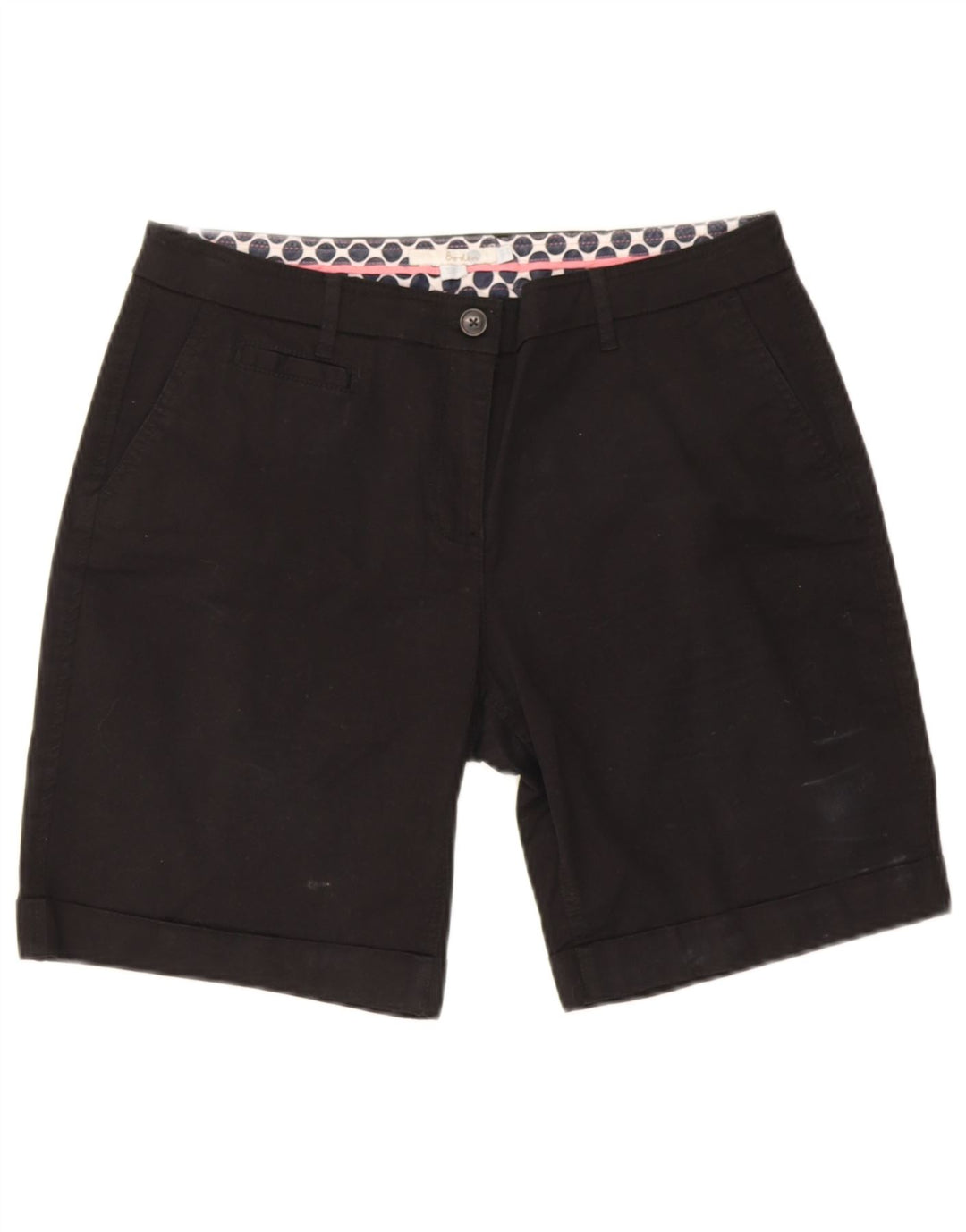 Short chino Boden femme UK 12 Medium W30 coton noir