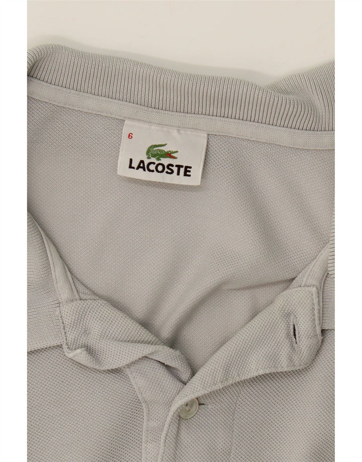 LACOSTE Mens Polo Shirt Size 6 XL Grey Vintage Lacoste and Second-Hand Lacoste from Messina Hembry 