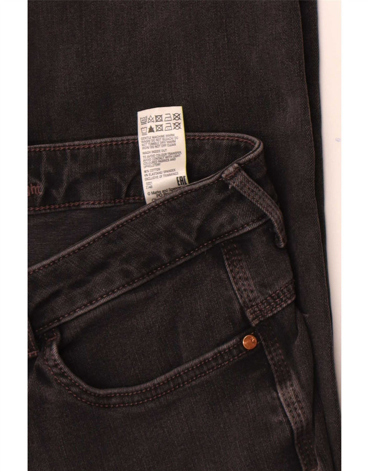 Marks & Spencer Jean slim pour femme UK 12 Medium W30 L28 Coton noir
