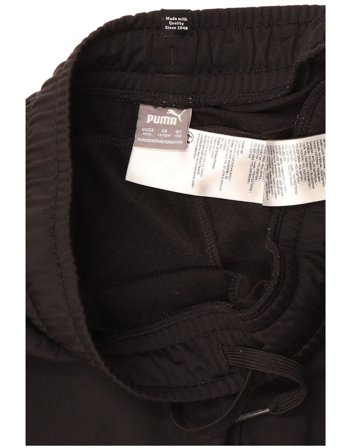 PUMA Pantalon de survêtement garçon 11-12 ans Noir Polyester
