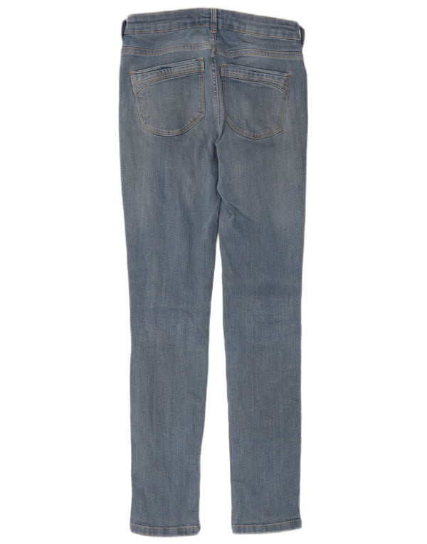 MINT VELVET Jean slim pour femme UK 8 Small W26 L28 Bleu Coton