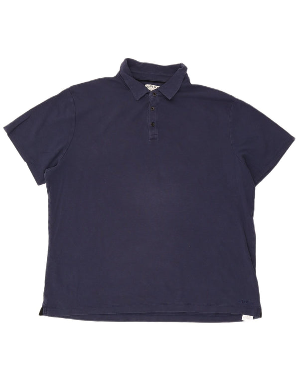 Orvis Polo Homme 2XL Bleu Marine Coton