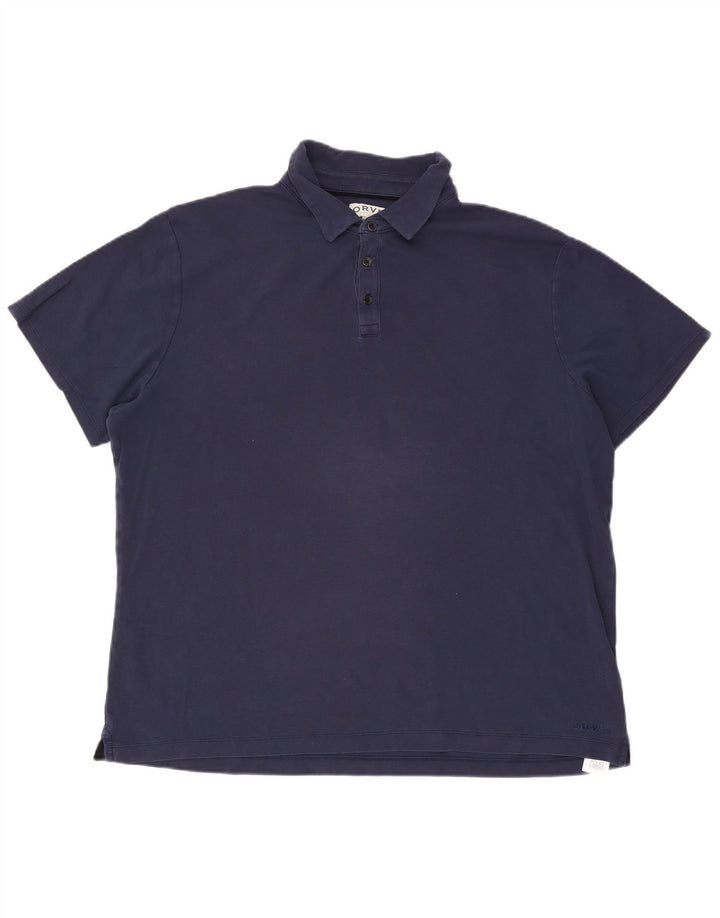 Orvis Polo Homme 2XL Bleu Marine Coton