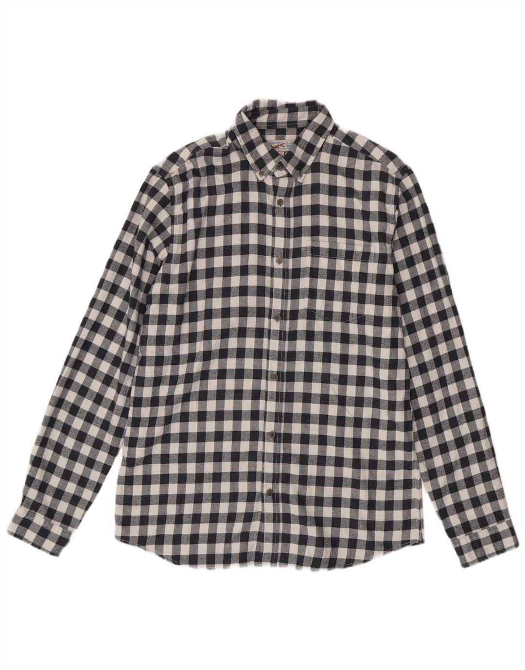 Jack & Jones Chemise en flanelle pour homme Large en coton vichy bleu marine