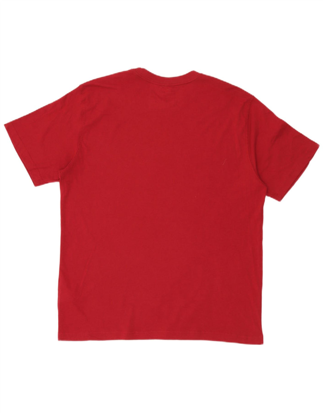 Reebok T-Shirt Graphique Homme Large Rouge Coton