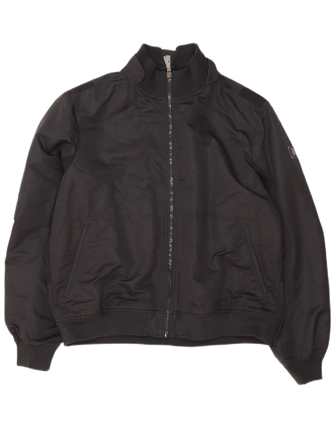 Trussardi Jeans Blouson Bomber Homme IT 58 4XL Noir Polyester