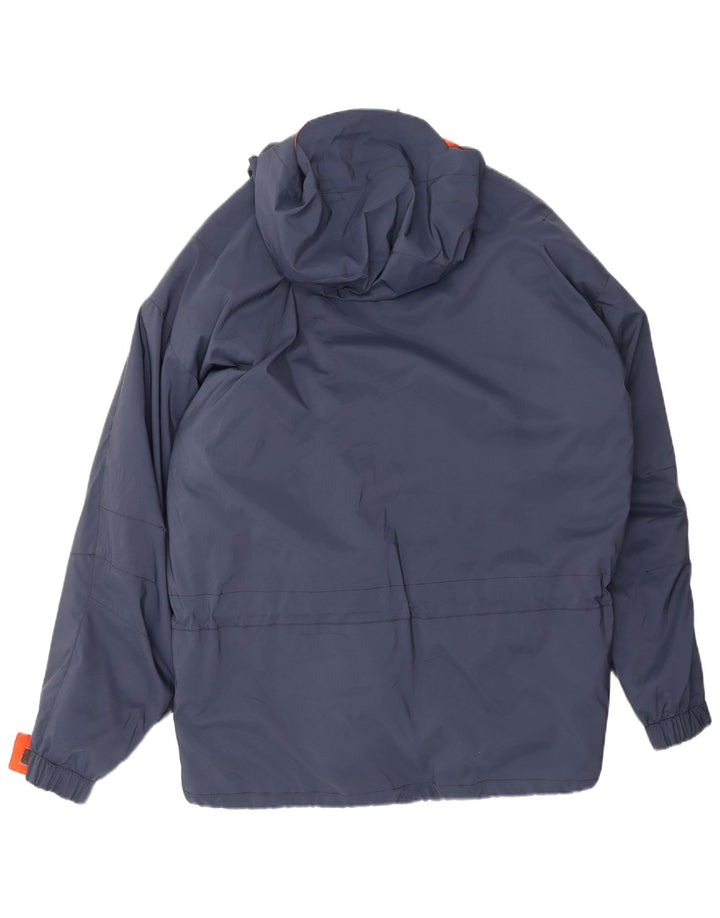 Great Escapes Veste de ski à capuche pour homme IT 54 2XL Bleu marine Polyester