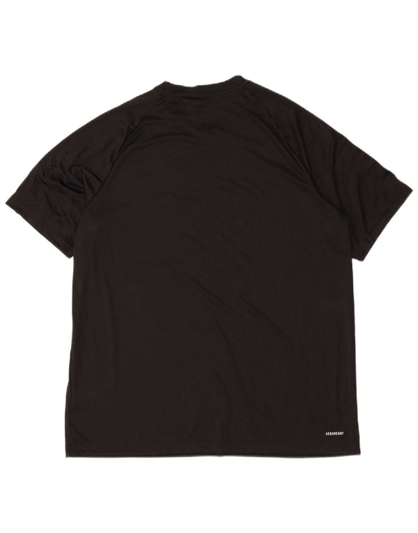 Adidas Hommes Aeroready T-Shirt Top XL Noir Polyester
