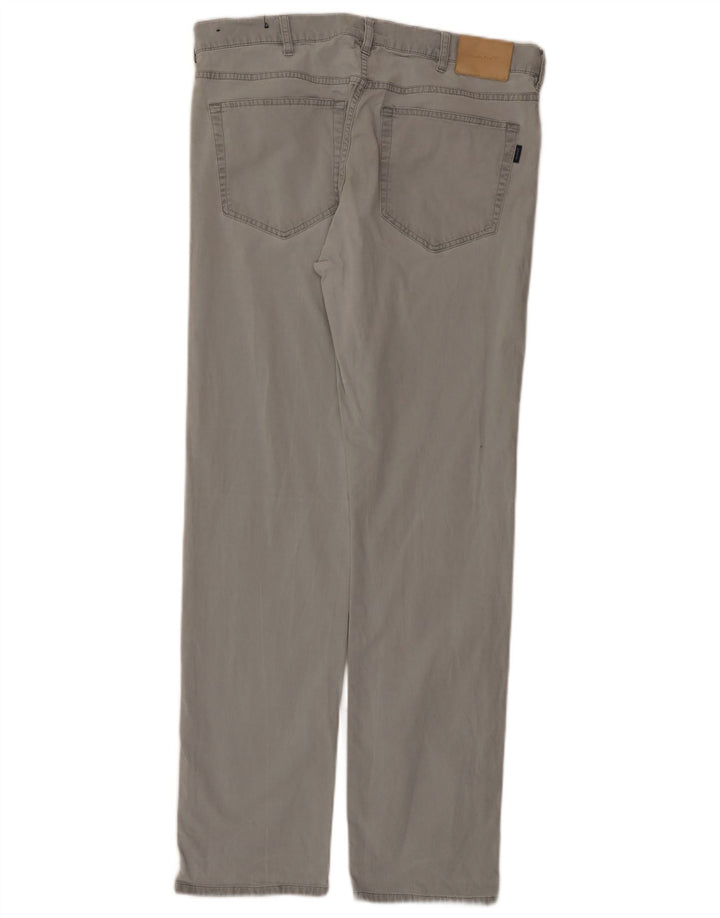 Gant Pantalon décontracté régulier pour hommes W34 L34 Gris